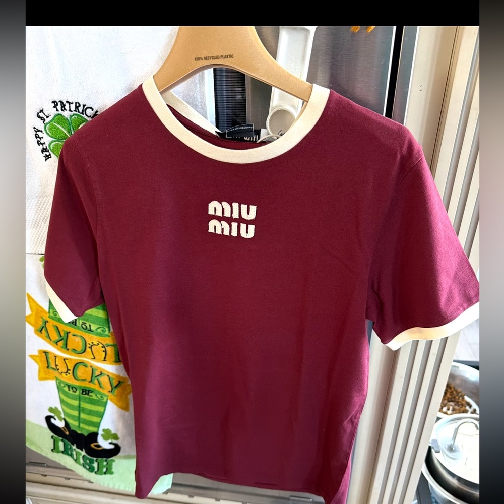 Miu Miu Cotton jersey tshirt